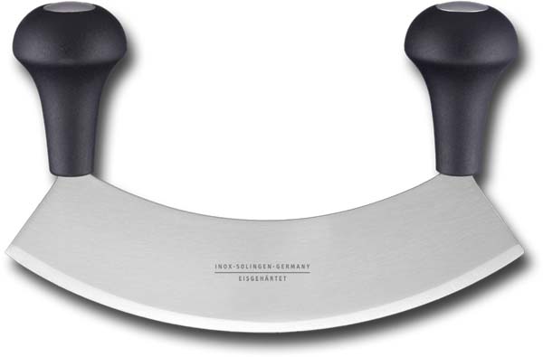 9" Mincing Knife Tempered, Single Blade 