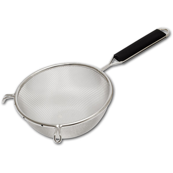 4&frac34" Strainer, Fine Mesh, Plastic Handle