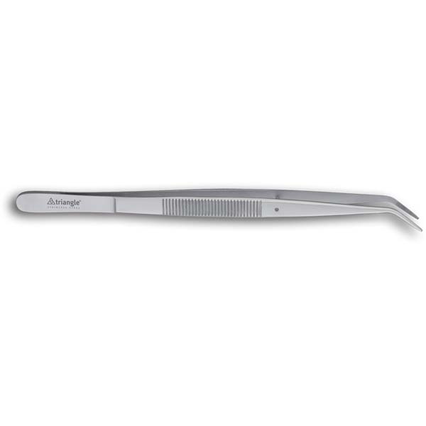 6" Competition Offset Tweezer, Stainless
