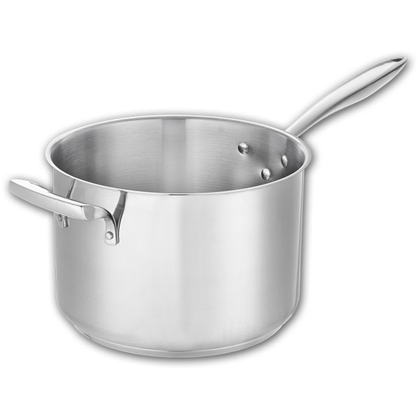 7.6 QT Deep Sauce Pan with Helper Handle