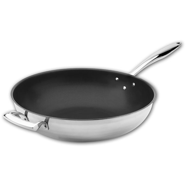 5 QT Tri-Ply Wok (Excalibur Coated)