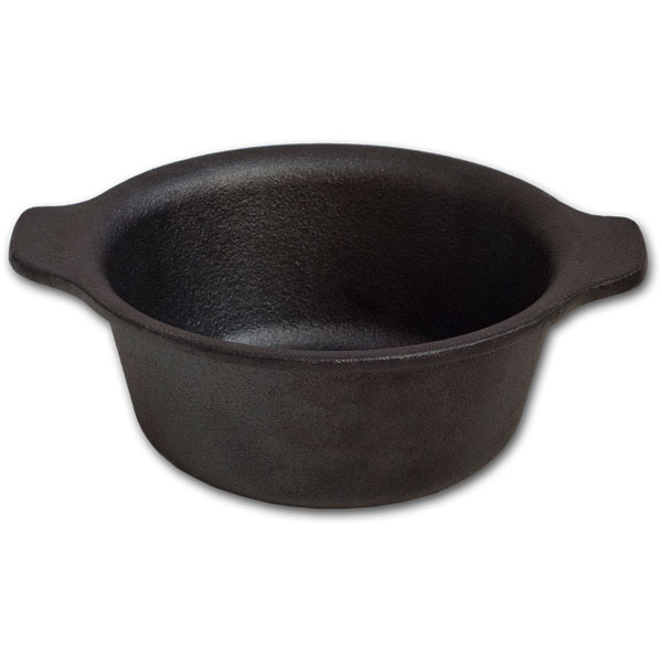 6.6" Pre-seasoned Cast Iron Round Dish