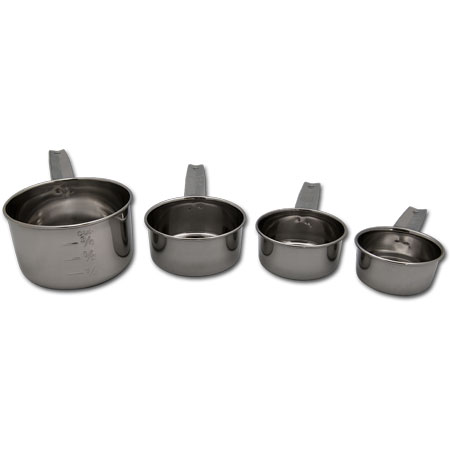 4 Pc. Measuring Cup Set, Stainless Steel(50% Off)