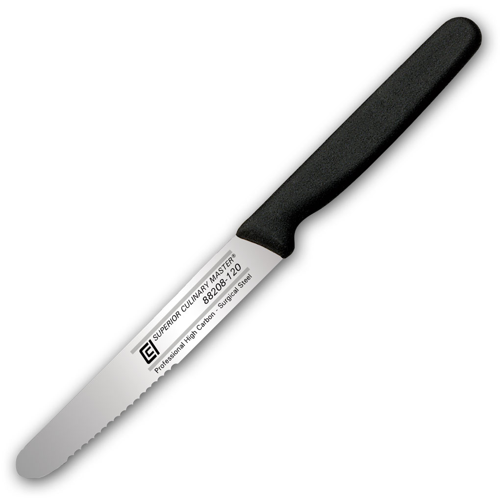 4&frac34;" Serrated Knife - Round Tip